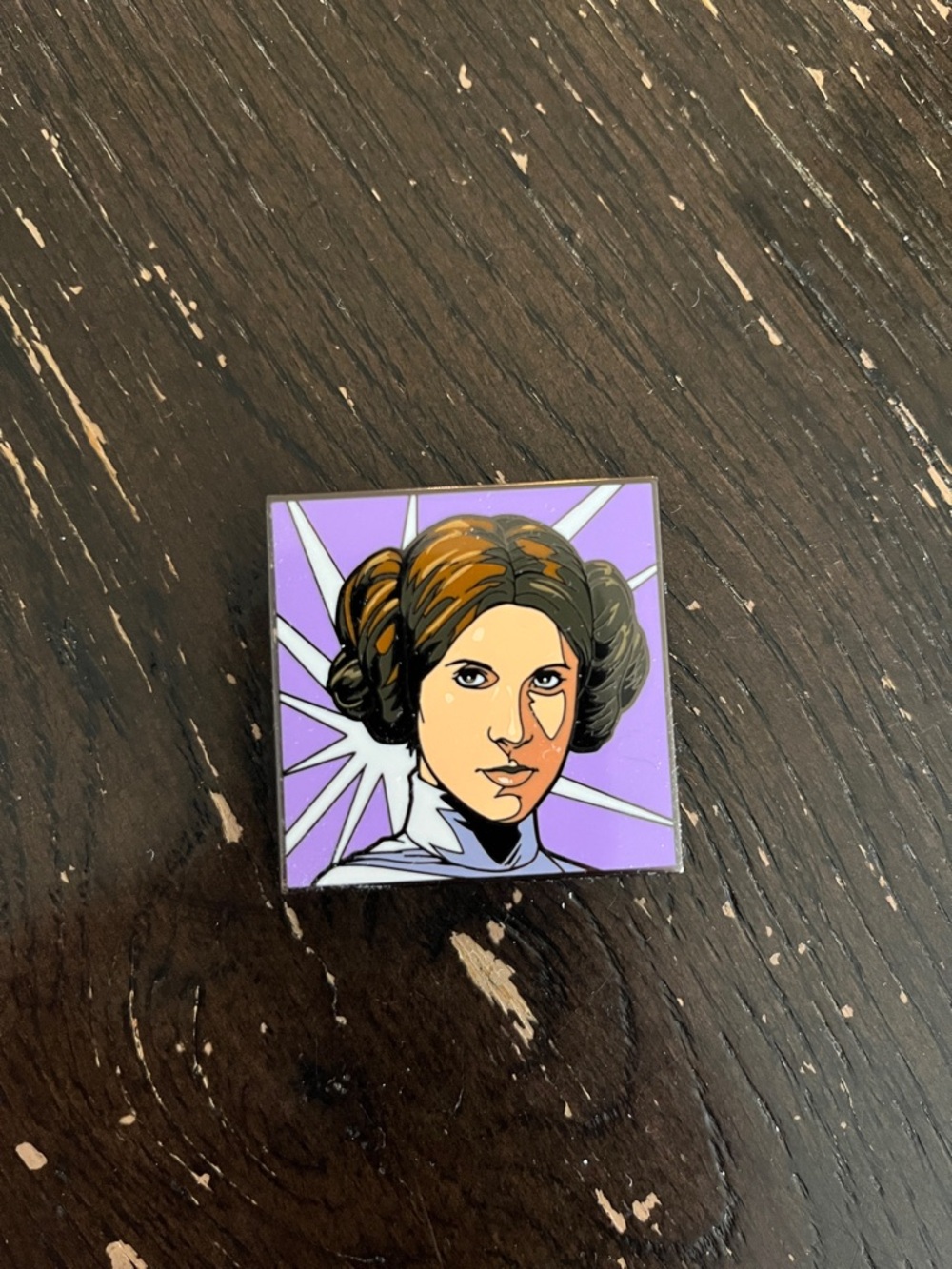 Purple Star Wars Princess Leia Pin